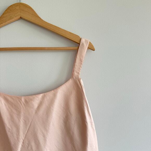 Lafayette 148 New York Silk Tank Top Blush Pink L - Picture 4 of 6